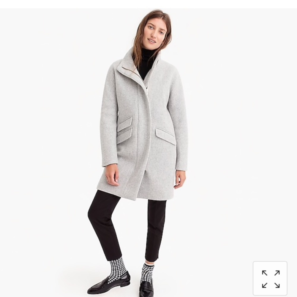 J. Crew: Cocoon coat in Italian stadium-cloth wool
